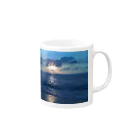 dac0001の宮古島の夕陽 Mug :right side of the handle