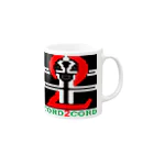 CORD2CORDのコード・ツー・コード Mug :right side of the handle