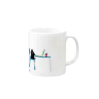 ネオンくんのネオンくん リモートワーク Mug :right side of the handle