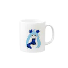 ぽんずのポン酢のデフォルメ深海少女！ Mug :right side of the handle