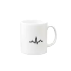 ます。の心電図 Mug :right side of the handle