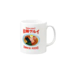 LONESOME TYPE ススの🍜拉麺グルイ(チャイニーズロックス) Mug :right side of the handle
