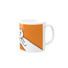 あげまんじうのかわいいネネココ｛オレンジ｝ Mug :right side of the handle