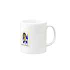 bryks_BOGのおれがサイヤ人の王子だー！！ Mug :right side of the handle