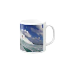 waikikiの風24hのHawaiian Mug :right side of the handle