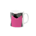 simplewaysのcat_in_apron Mug :right side of the handle
