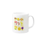 童画家 ☆たまてばこ主宰＊Tomyのキノコ図鑑 Mug :right side of the handle