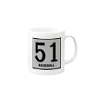 アメリカンベース の51 Mug :right side of the handle