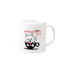 ぶろもんのしばいぬーんティー Mug :right side of the handle