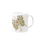 リトリッカのLitt lykke. FlowerButterfly柄 Mug :right side of the handle