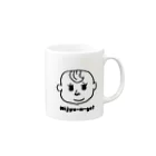 LLP-babyのNijyu-a -go!薄毛girl Mug :right side of the handle