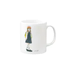 ちわの帰り道 Mug :right side of the handle