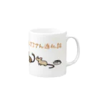 Three.Pieces.Pictures.Itemのネズミさん進化論 Mug :right side of the handle