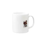 ookamiamoの小柴 Mug :right side of the handle