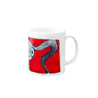 のれそれズのあはぺ Mug :right side of the handle