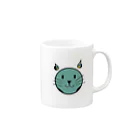 グリマンさんの工房の穴猫シリーズ Mug :right side of the handle