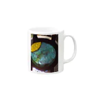 Dreamscape(LUNA)のモニュメント・ブルー Mug :right side of the handle