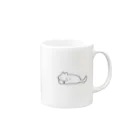 ぽついのねこ Mug :right side of the handle