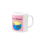 安納ポテトのインコとちょっとブレイクタイム Mug :right side of the handle