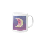 Orange Gum Shopのpeach moon Mug :right side of the handle