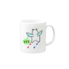 かぴ門のかぴ天使 ”YES” Mug :right side of the handle