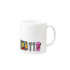 Dream★starの腹ペコタイム Mug :right side of the handle