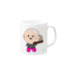 だんみぃのきゅぴマグカップ Mug :right side of the handle