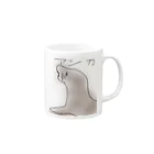 5億円ショップのアシカ Mug :right side of the handle