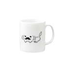 宮山のひげ犬 Mug :right side of the handle