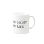 ChloeのNO MUSIC NO LIFE Mug :right side of the handle