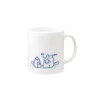 ももんがもんのももんがもん牛乳 Mug :right side of the handle