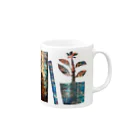 火風水埜の読書のためのマグカップ Mug :right side of the handle