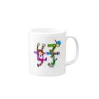 Dream★starのイラスト文字『好』 Mug :right side of the handle