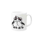 penguininkoの仲良く鳴き交わす🐧🐧 Mug :right side of the handle