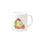 ピカロンのにわとりさん Mug :right side of the handle