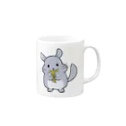 かわいいコーギーの君めっちゃ食うな Mug :right side of the handle