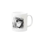 masisusesoのa girl seeing you Mug :right side of the handle