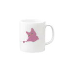 dzdzdzのPINK CAT マグカップの取っ手の右面