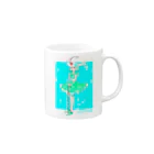 ねぎとろ本店のしゅわしゅわクリームソーダ Mug :right side of the handle