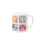 sacoのBUGきゃらドット絵風 Mug :right side of the handle