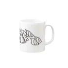 はとすけのお店のTORI2 Mug :right side of the handle