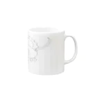 イルカハウスの生物 Mug :right side of the handle