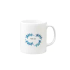 LAPIROSE STAMP SHOPのムラサキシキブ柄 Mug :right side of the handle