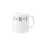 リラックスの(◦)(◦)
 Mug :right side of the handle