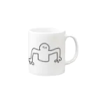 INuShirazuの【公式】てけてけ君グッズ Mug :right side of the handle