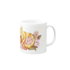 Lichtmuhleの猫とお花 Mug :right side of the handle