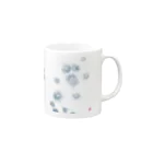 書家・書道家・墨象アーティスト / 市川翠峰のこだま-Kodama- Mug :right side of the handle