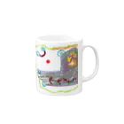 も                  ？のみんみんⅡとUUU Mug :right side of the handle