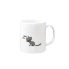 ブー太のペロ猫 Mug :right side of the handle