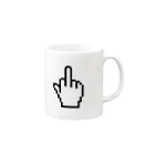 反抗期娘の絵文字 Mug :right side of the handle